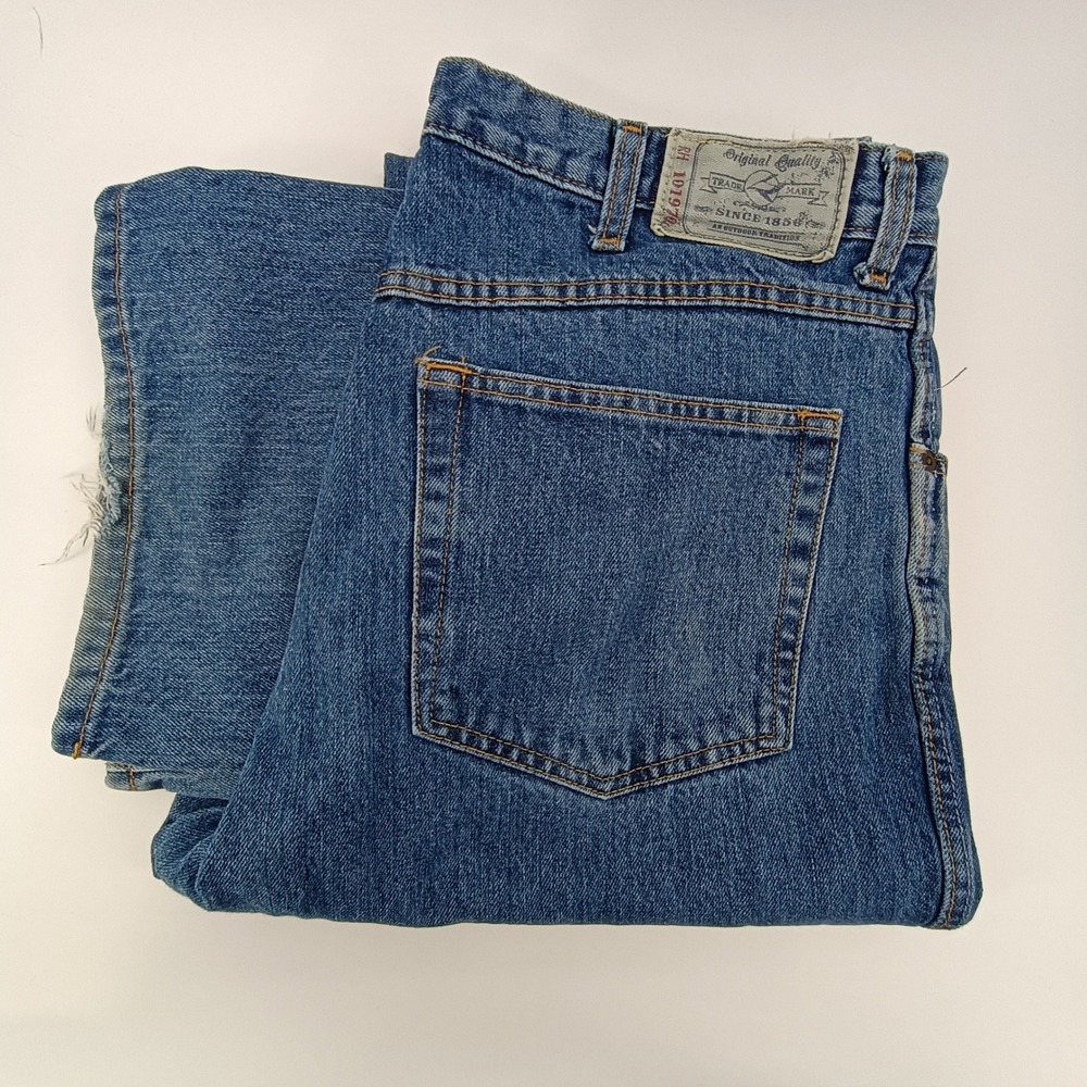 RedHead Jeans Men 36x30 Blue Boot Cut Denim Bass Pro Shop Outdoors Workwear